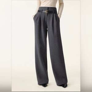 OGL Charcoal Wide-Leg Trousers